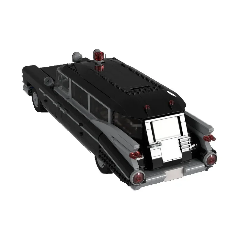 Строительный блок MOC- 123575 Czarny montaż samochodu model klocków konstrukcyjnych 1921 szt. Klocki konstrukcyjne dla chłopców