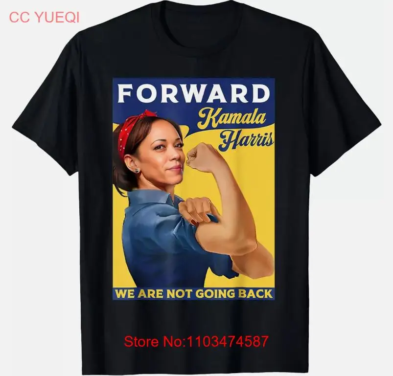 Футболка с изображением президента камалы Харриса вперед 2024