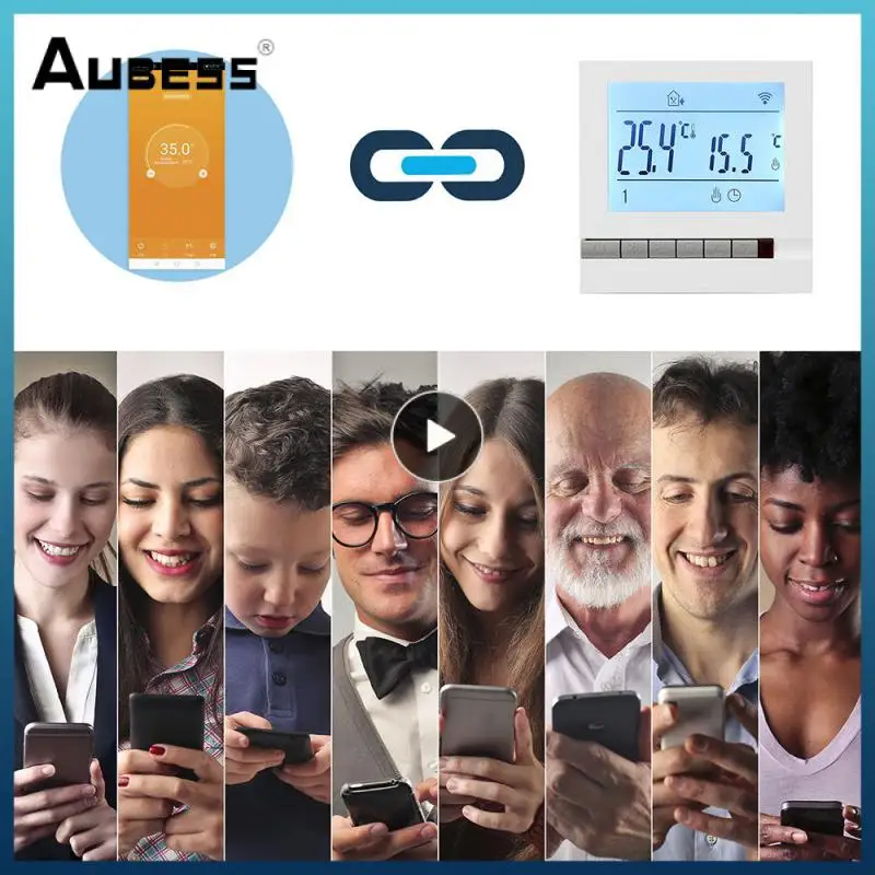 

WiFi Smart Thermostat Temperature Controller Electric floor Heating Water Gas Boiler LCD Programmable Temperature Controller