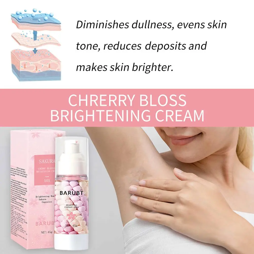 Отбеливающий крем GMEELAN для подмышек 30 мл натуральный экстракт увлажняющий