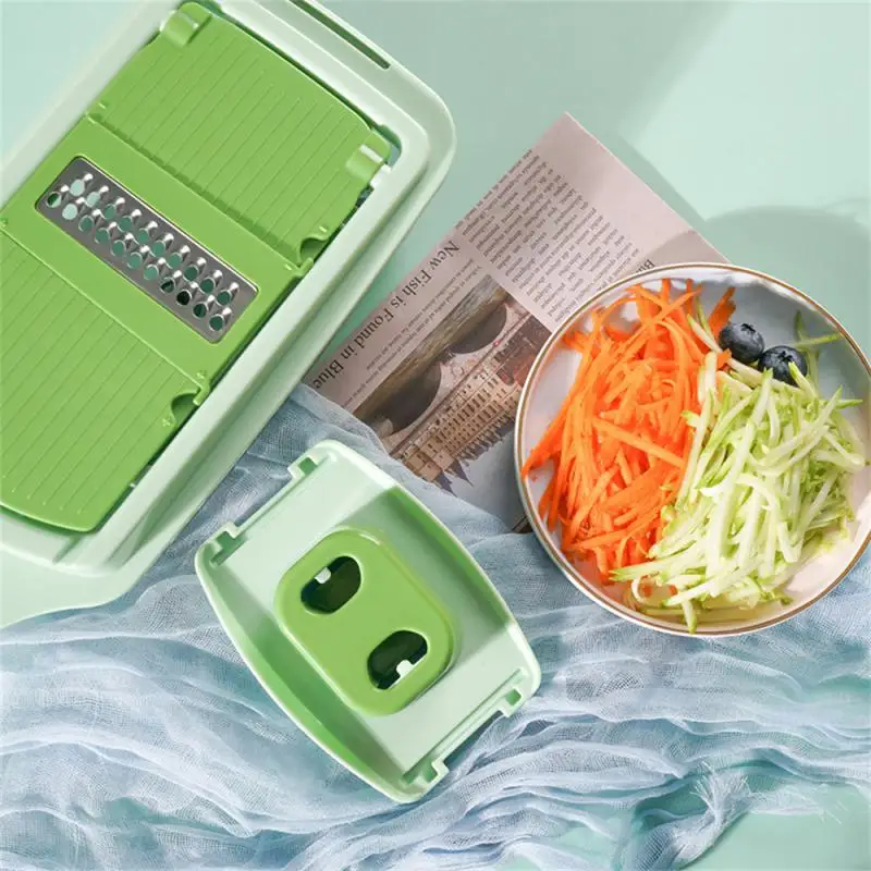 

3 in 1 Multifunctional Vegetable Slicer Cutter Shredders Slicer With Basket Fruit Potato Chopper Carrot Grater Kitchen Gadget A