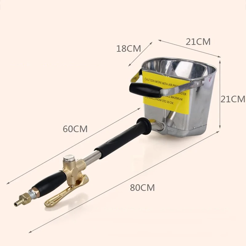 Пистолет-распылитель Vevor для окрашивания стен потолков цементного раствора