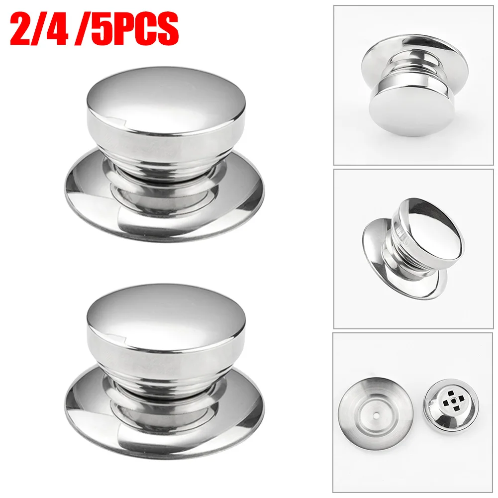 

2/4/5pcs Pot Cover Handle Pot Cover Knob Pot Cover Top Cap Pot Tool Replacement Parts Scald Resistant Hand Rust Corrosion Proof