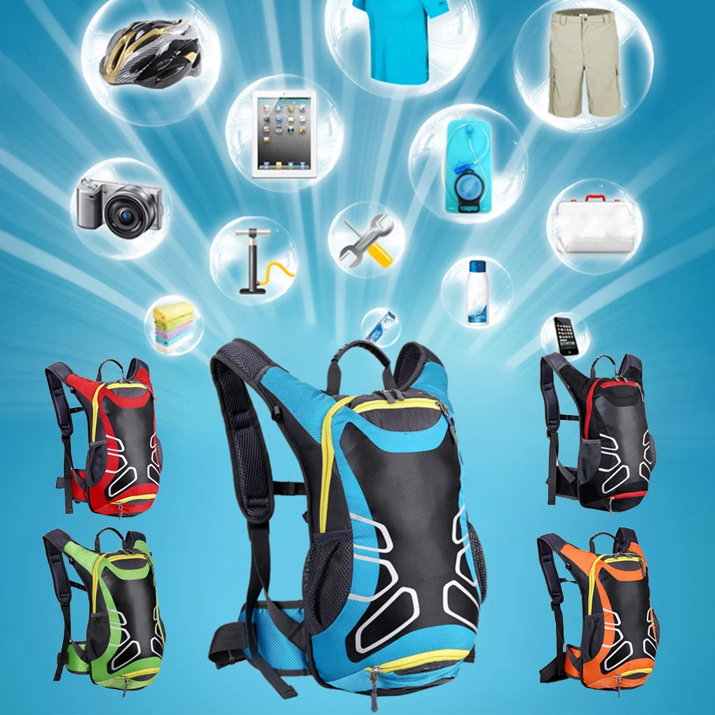 

Рюкзак большой вместимости, многофункциональный рюкзак, уличная легкая спортивная сумка, Складные Модные рюкзаки красного цвета