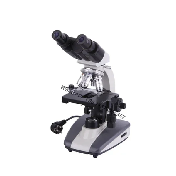 Медицинский лабораторный Электрический бинокулярный Биологический микроскоп