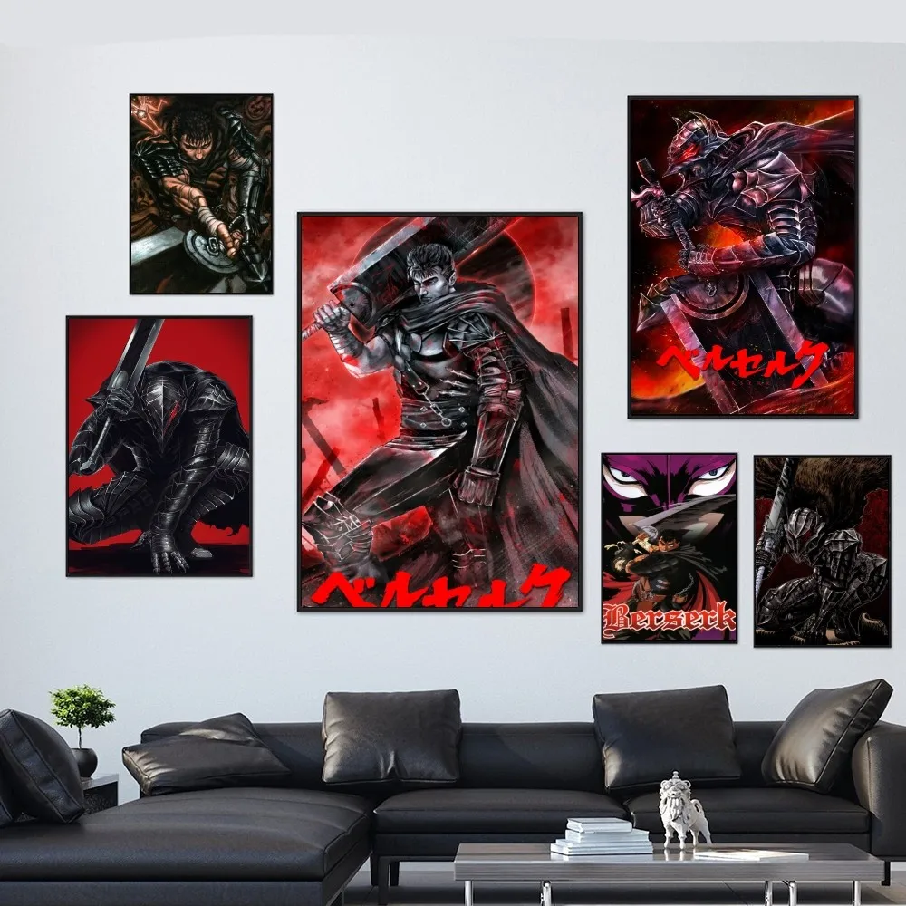 

Плакат из аниме Beruseruku с бумажным принтом для дома, гостиной, спальни, входа, бара, ресторана, кафе, художественное украшение