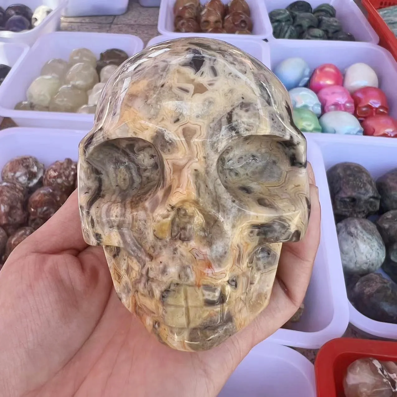 

1000 г мечта аметист хрустальный череп