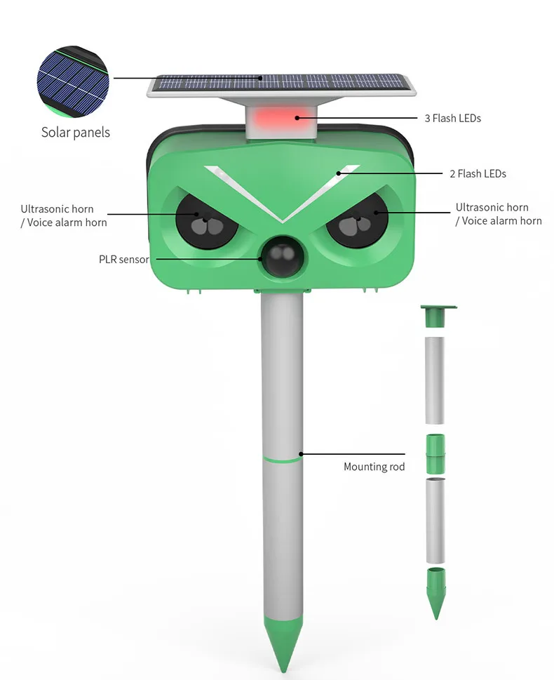 Профессиональный внешний фотоаппарат ультразвуковой отпугиватель змей и крыс