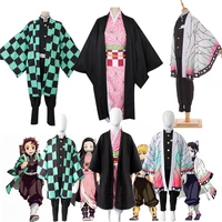 anime adult demon slayer cosplay clothes costumes casual cool streetwear kimetsu no yaiba kamado tanjirou suit
