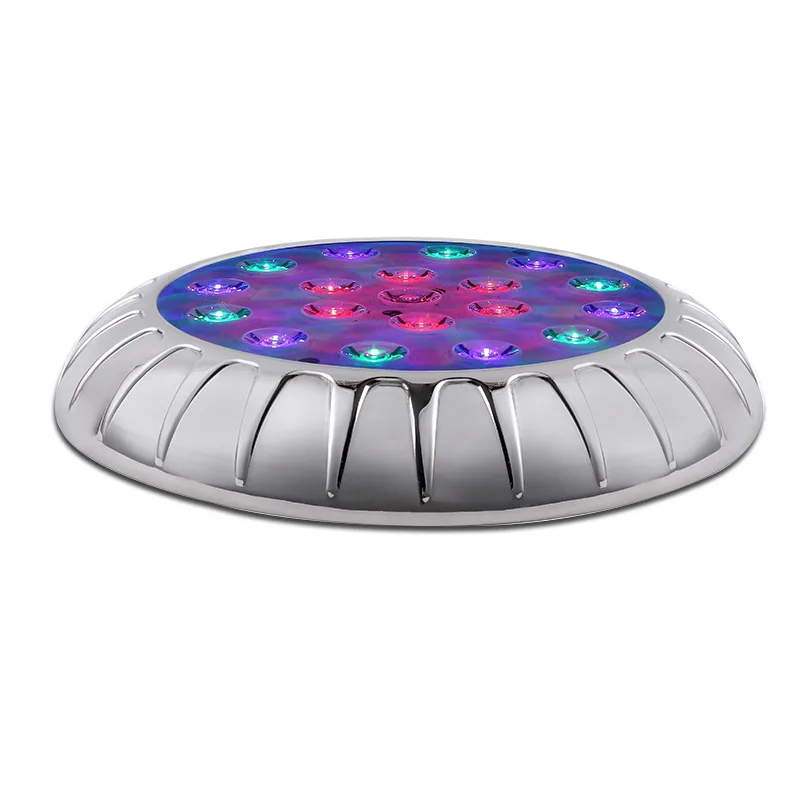 

18W 24W 35W Underwater Light Ultra-thin PAR56 Swimming Pool Light Fully Glued LED Wall Light Colorful Fountain Lights Fish Pond