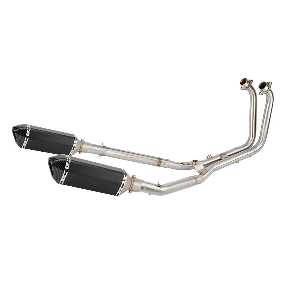 Фото Для Yamaha TDM 900 2002-2013 TDM900 Escape без шнуровки глушитель мотоцикла со звеньевой трубой №2