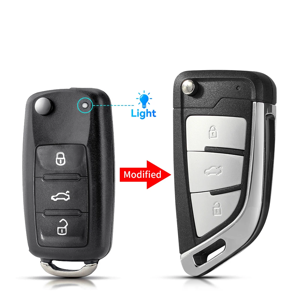 

KEYYOU, кнопок, модифицированная модель телефона для VW Golf, Tiguan, Polo, Passat CC, SEAT, Skoda Mk6, Octavia, Jetta, Beetle