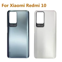 6 5 for xiaomi redmi 10 battery cover rear glass door housing for redmi note10 back battery cover case
