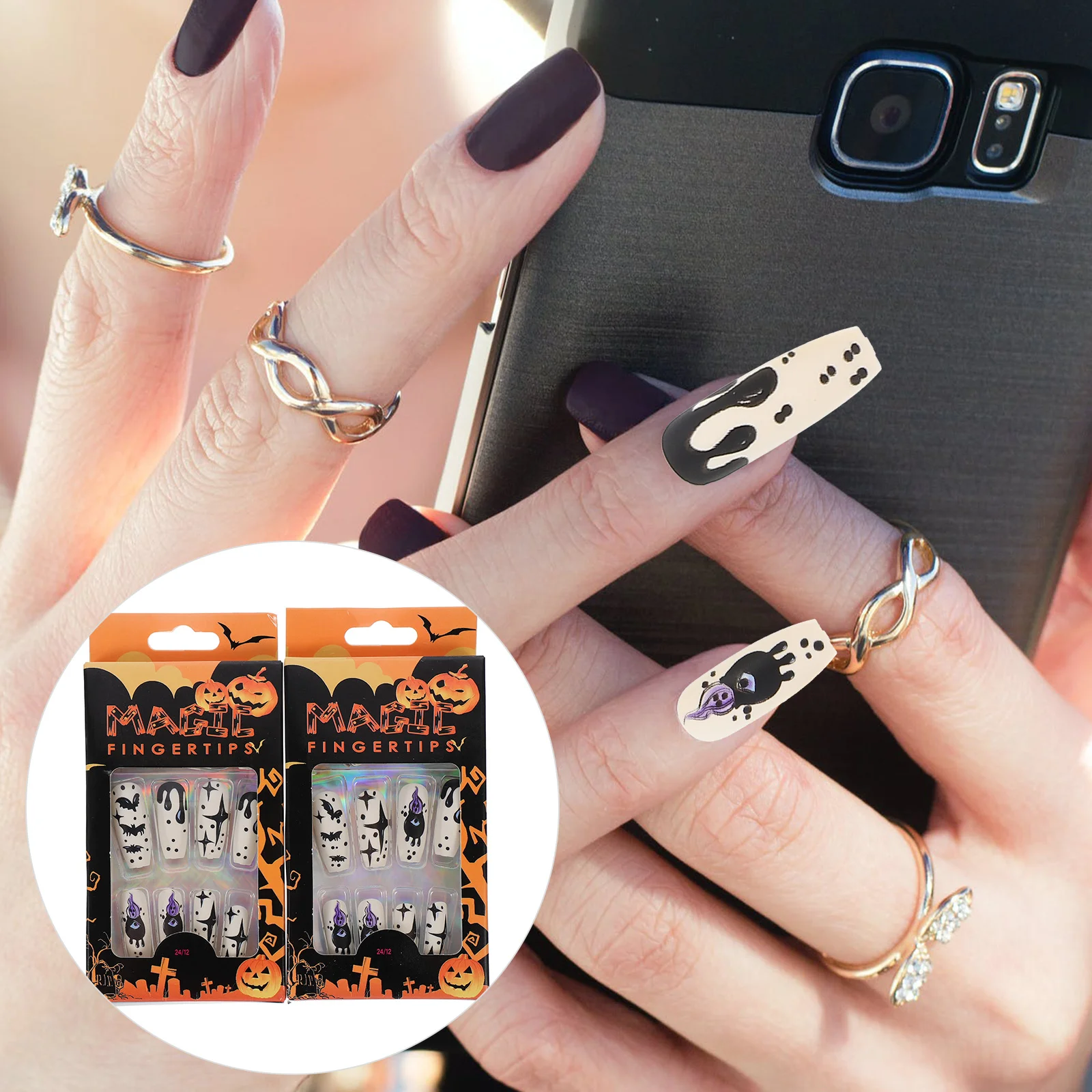 

48 шт., накладные ногти