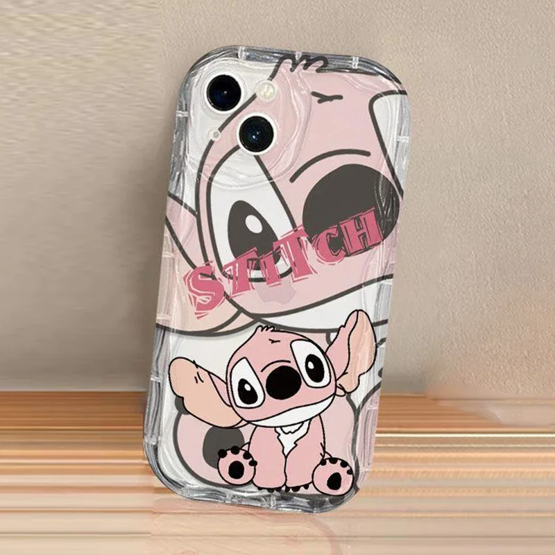 Мягкий чехол Disney Stitch для Huawei P60 P50 P40 P30 Pro Lite 4G искусственная кожа 50 40 30 Honor X5 Nova Y90