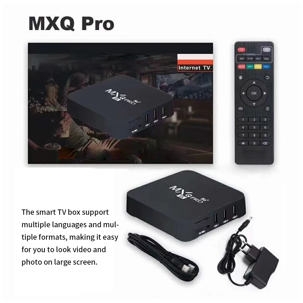 Беспроводная телеприставка Smart TV Box 4K WiFi