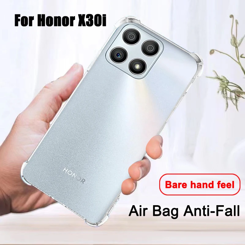 

For Honor X30i Phone Case Original for Honor X 30i Transparent Cases for Honor X30 I Clear Cover Shockproof X30i Fundas 6.7 Inch