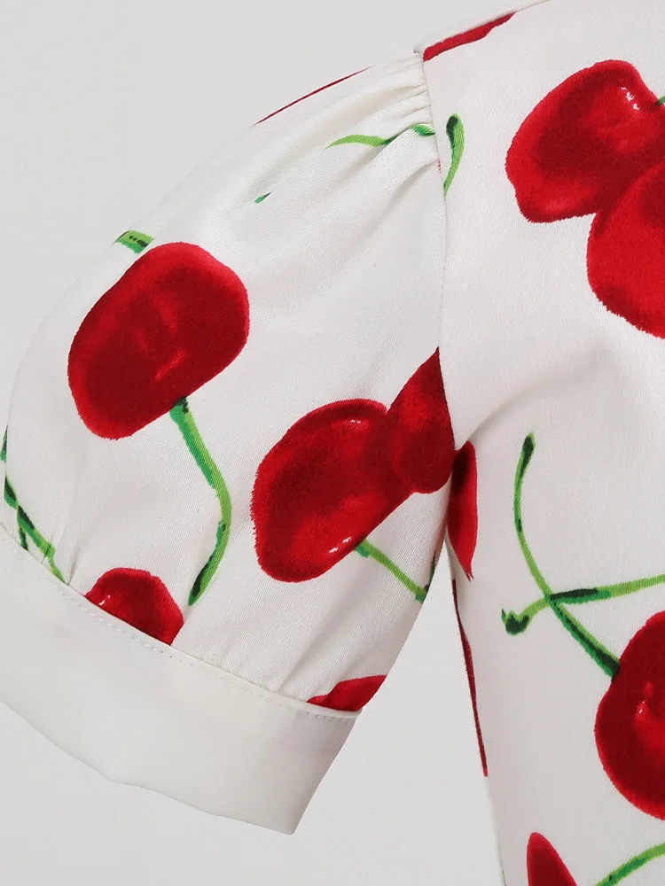 Детское винтажное платье Tonval хлопковое плиссированное с пышными рукавами и