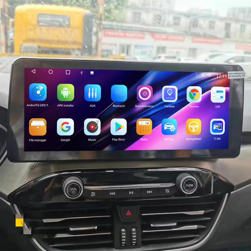 Screen For Ford Focus 2021 2022 Car Multimedia Video Player GPS Navigation Radio Android 12 8+128G Carplay DSP Sound 12.3inch