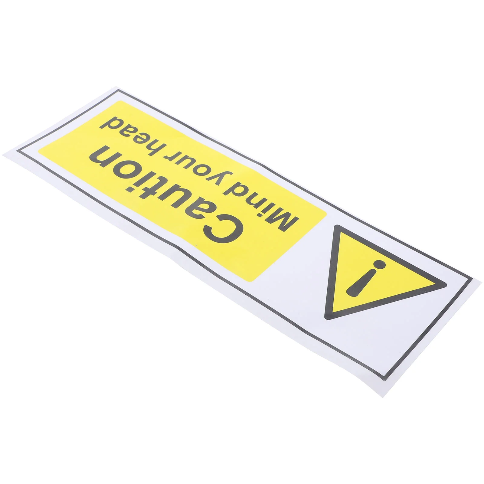 

Caution Sticker Self Adhesive Label Warning Mind Your Head Sign Tabs Signs Labels Synthetic Paper