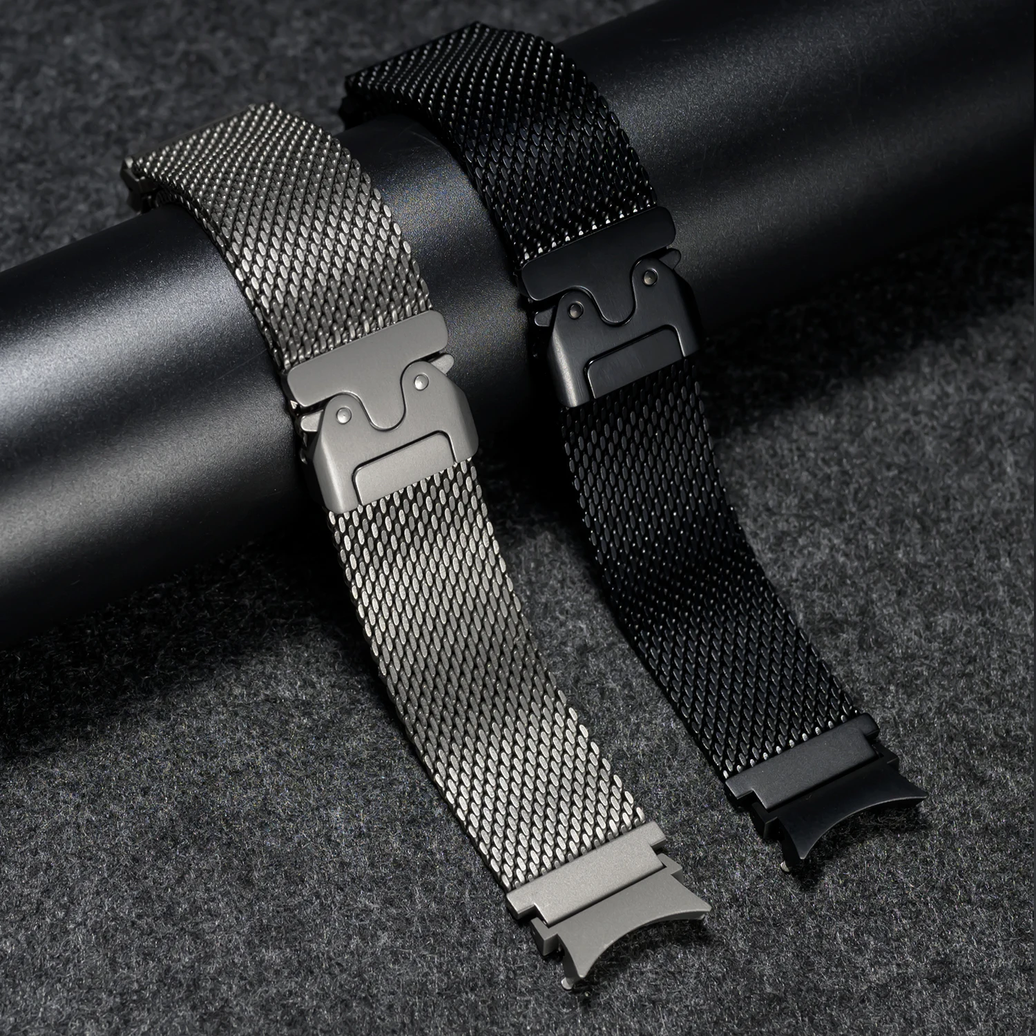 Фото Миланский ремешок из 100% чистого титана для Samsung Galaxy Watch 7, 6, 5, 4, 40 мм, 44 мм/5 Pro, 45 мм/6 Classic, 43 47 мм, ремешок без зазоров №4