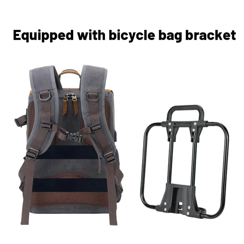 Litepro DSLR кожаный рюкзак Crazy-Horse для велосипеда Brompton водонепроницаемая