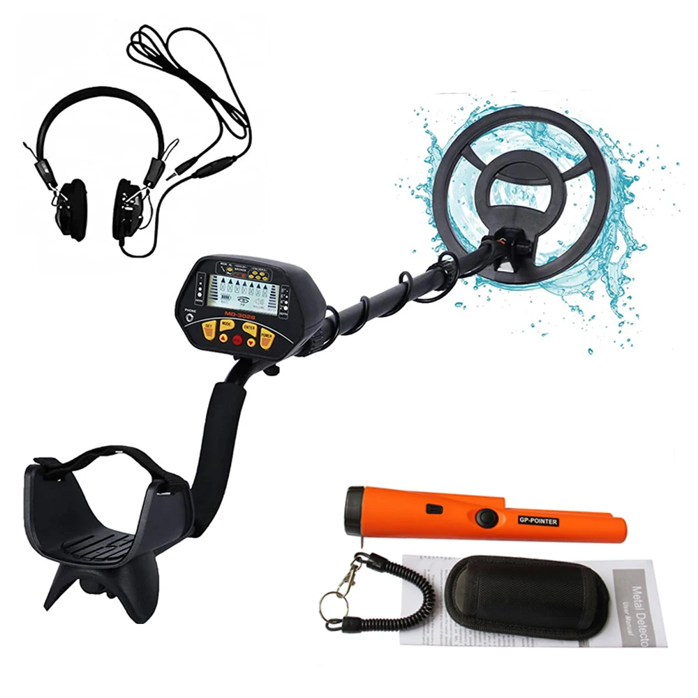 

Professional Underground Metal MD-3028 High Sensitivity Metal Hunter Digger Pinpointing Gold-Detector for Kid & Adult