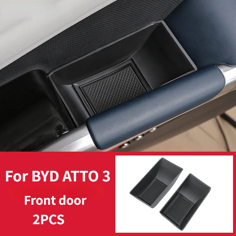 

For BYD Atto 3 2022 2023 Front Door Handrail Sort Out Storage Box Storage Box Organizer Container Car Interior Accessories
