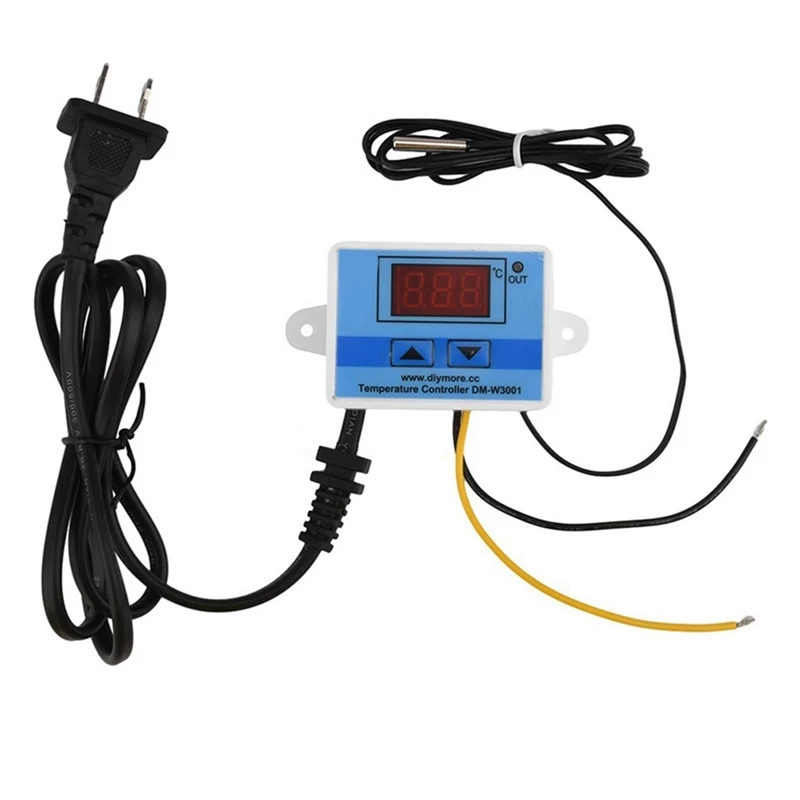 110-220V/1500W XH-W3002 Controller Computerized Digital Temperature Control Switch Intelligent +US Plug