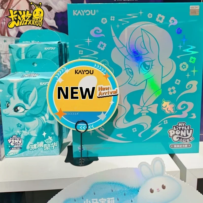 Фото Новая оригинальная коллекционная карта Kayou My Little Pony TCG: предсобранная коллекция персонажей аниме Mistmane, Qiji Zonghua Box Collection Card №1