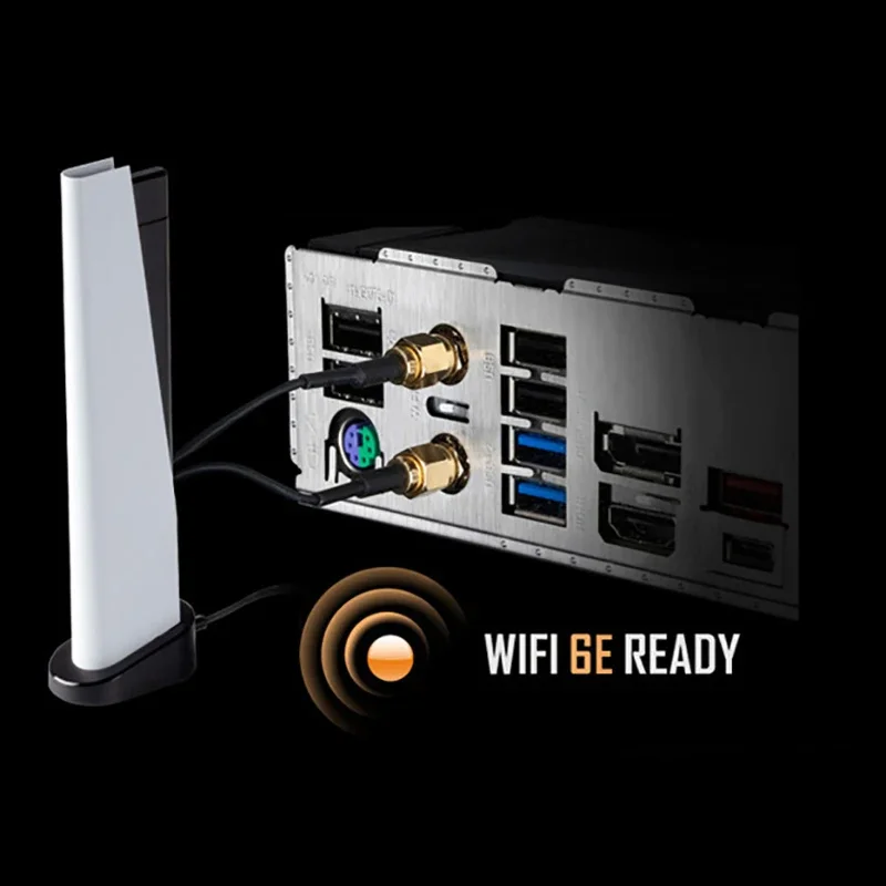 GIGABYTE WIFI 6E 2.4G 5G 6G Антенна для беспроводной карты AORUS PRO AX B650I B550 Z790 MASTER B660M Z690I X570S Z590 XTREME Материнская плата (art.: 3920d1bbbb416) - 3920d1bbbb416