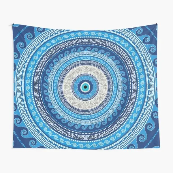 Греческий мат матаки матиазма сглаза или гобеленовое одеяло для комнаты