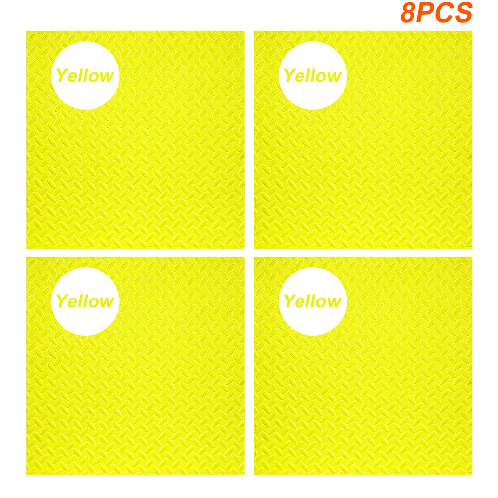 

8pcs/set Exercise Floor Mat Home Gym Protective Thickened Portable EVA Foam Tiles Shock Absorbing Fitness Equipment Workout