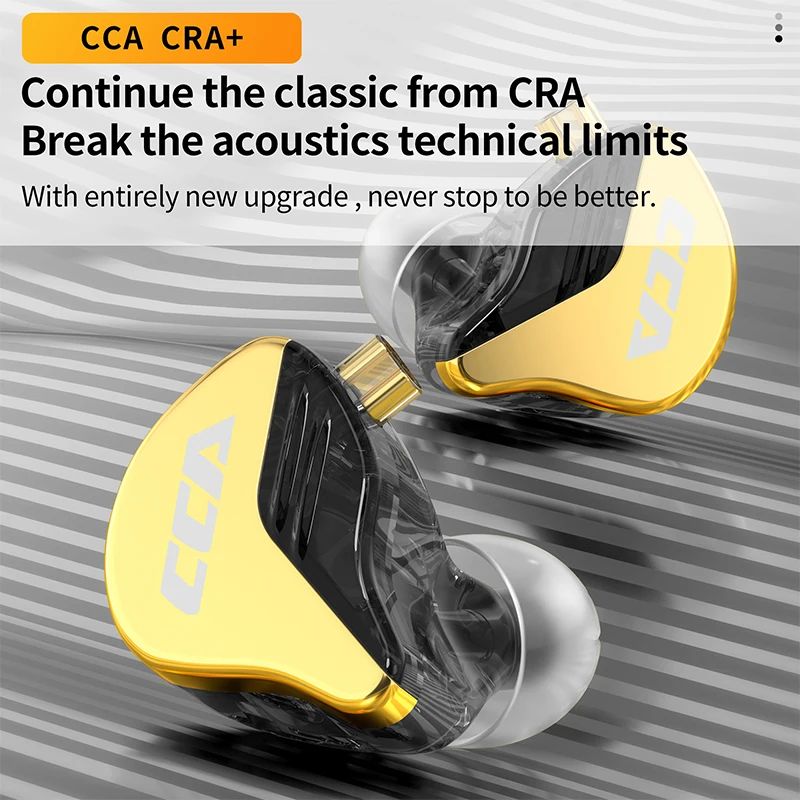 Проводная Hi-Fi гарнитура CCA CRA + наушники с функцией шумоподавления спортивные KZ ZEX