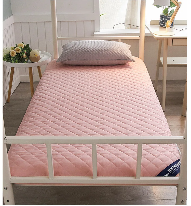 

New pure color matted and thickened mattresses tatami single double rice mattresses household cushions student dormitory