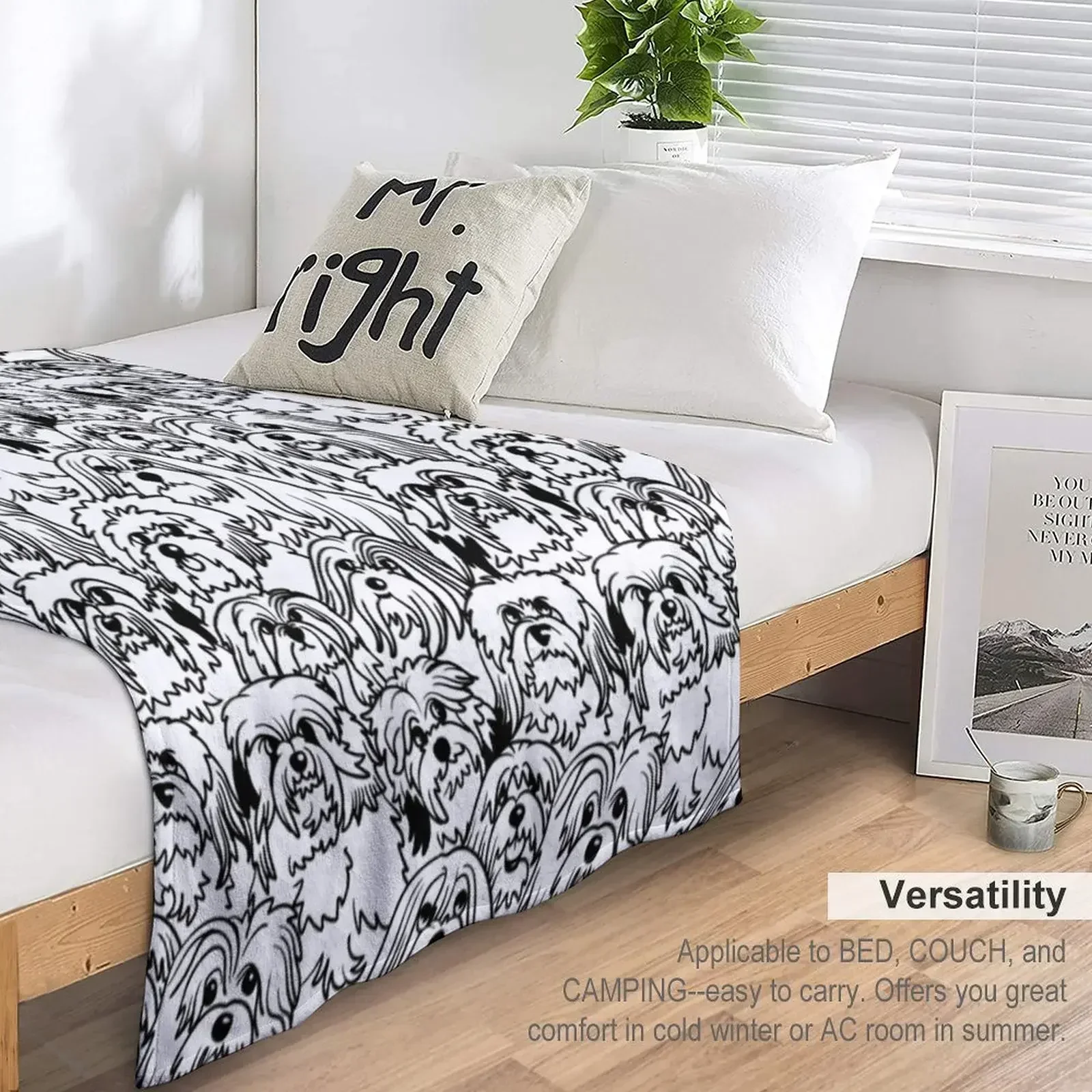 Одеяло Oh Havanese Подарочное многофункциональное одеяло