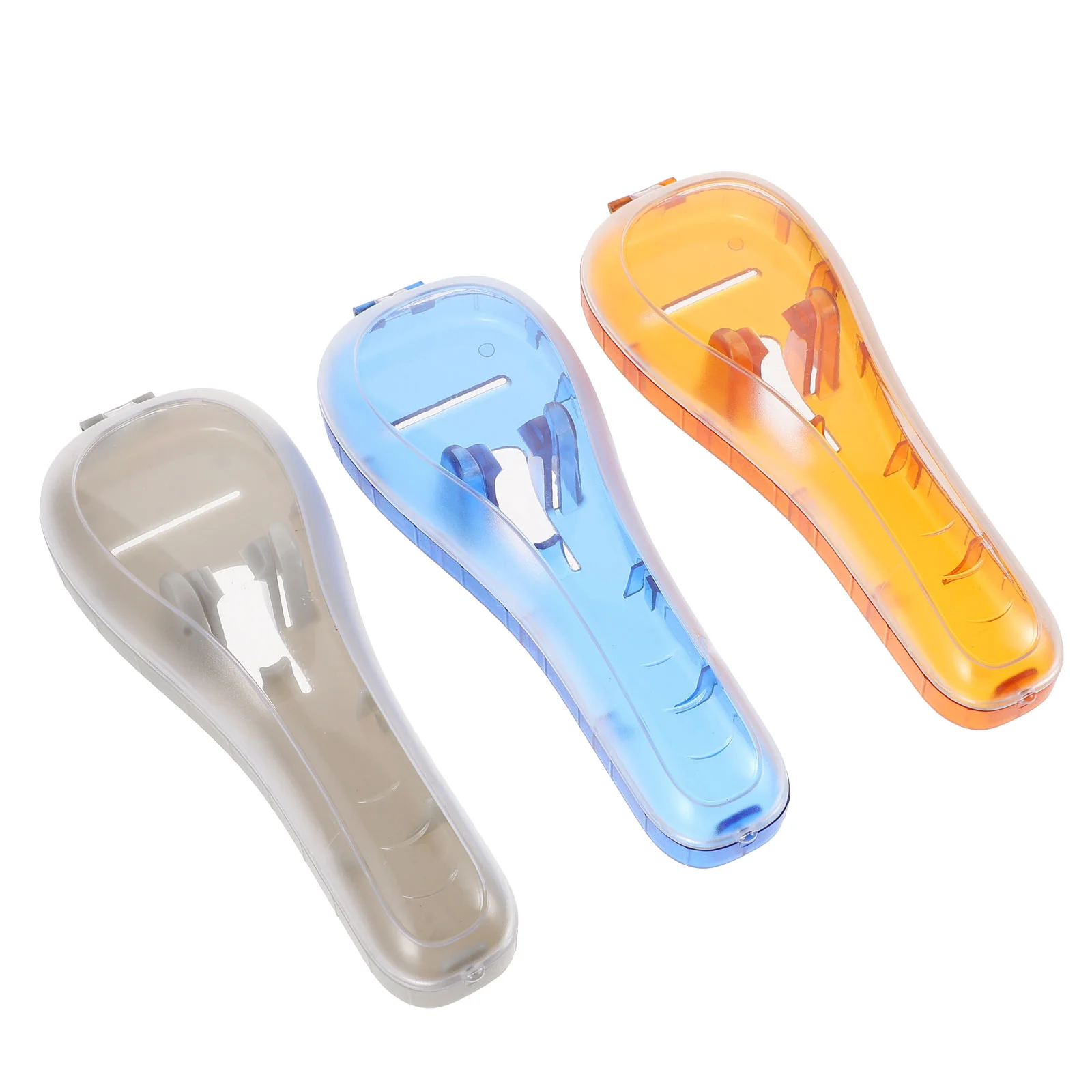 

3 Pcs Storage Box Shaver Holder Face Trimmer Men Protective Carrying Case Shockproof Container Man Hair