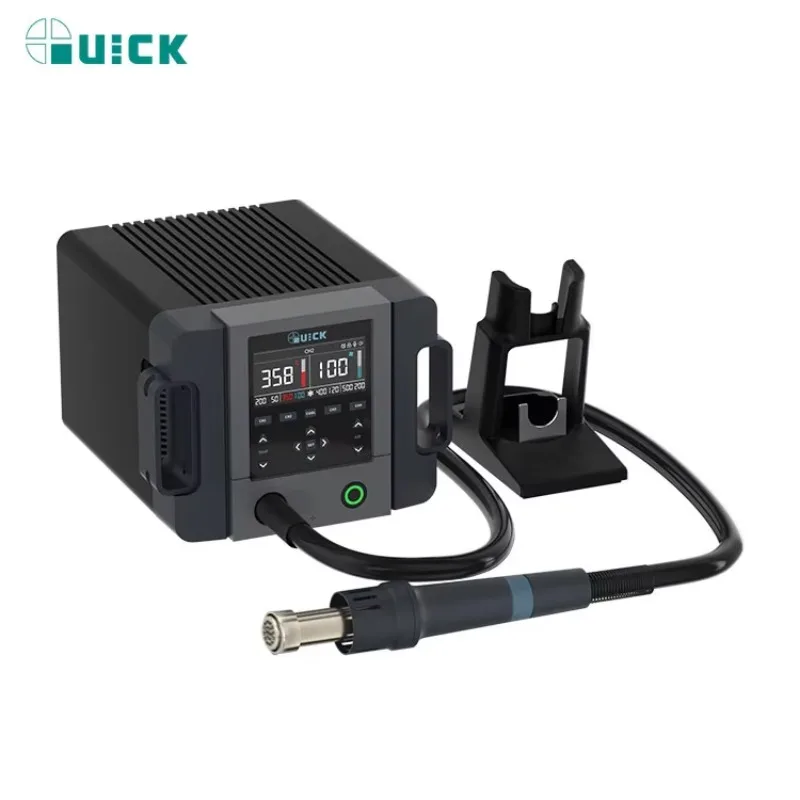 Фото Паяльная станция Ranlraka QUICK 861PRO Smart с горячим воздухом для ремонта материнских плат мобильных телефонов и микросхем (PCBA) №4