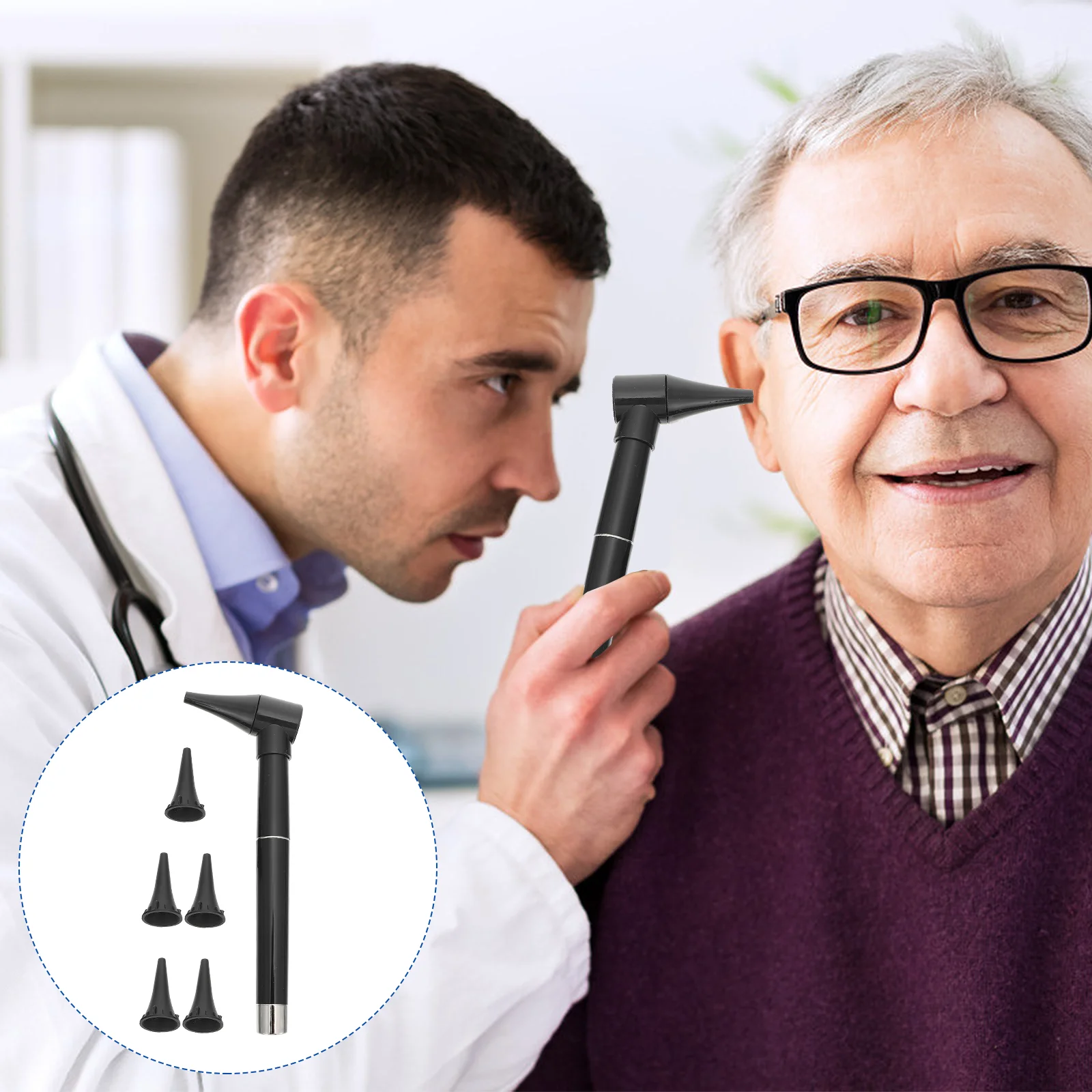 

Otologic Ear Inspection Scope Diagnostic Otoscope Speculum Care Checker