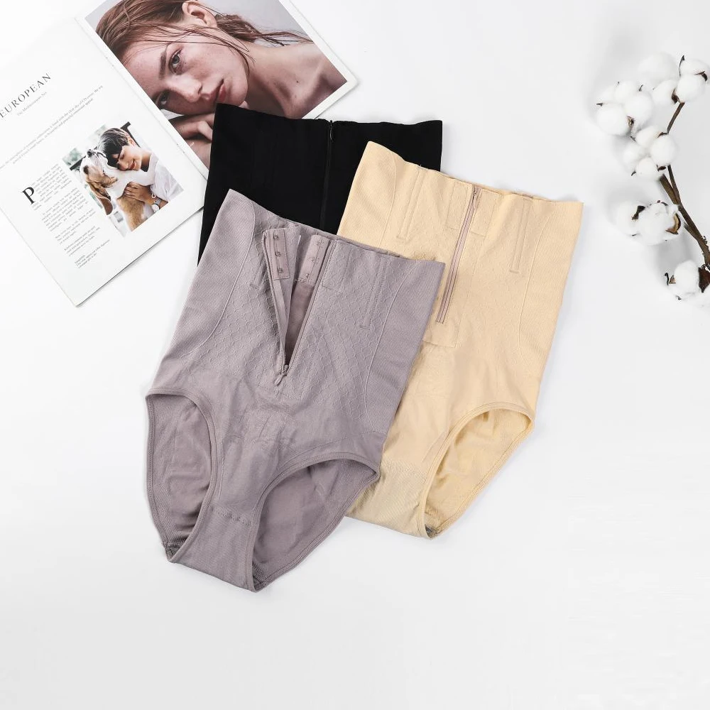 Women Tummy Control Shapewear High Waist Belly Compression Body Shaper Shorts Waist Trainer Slim Shape Wear