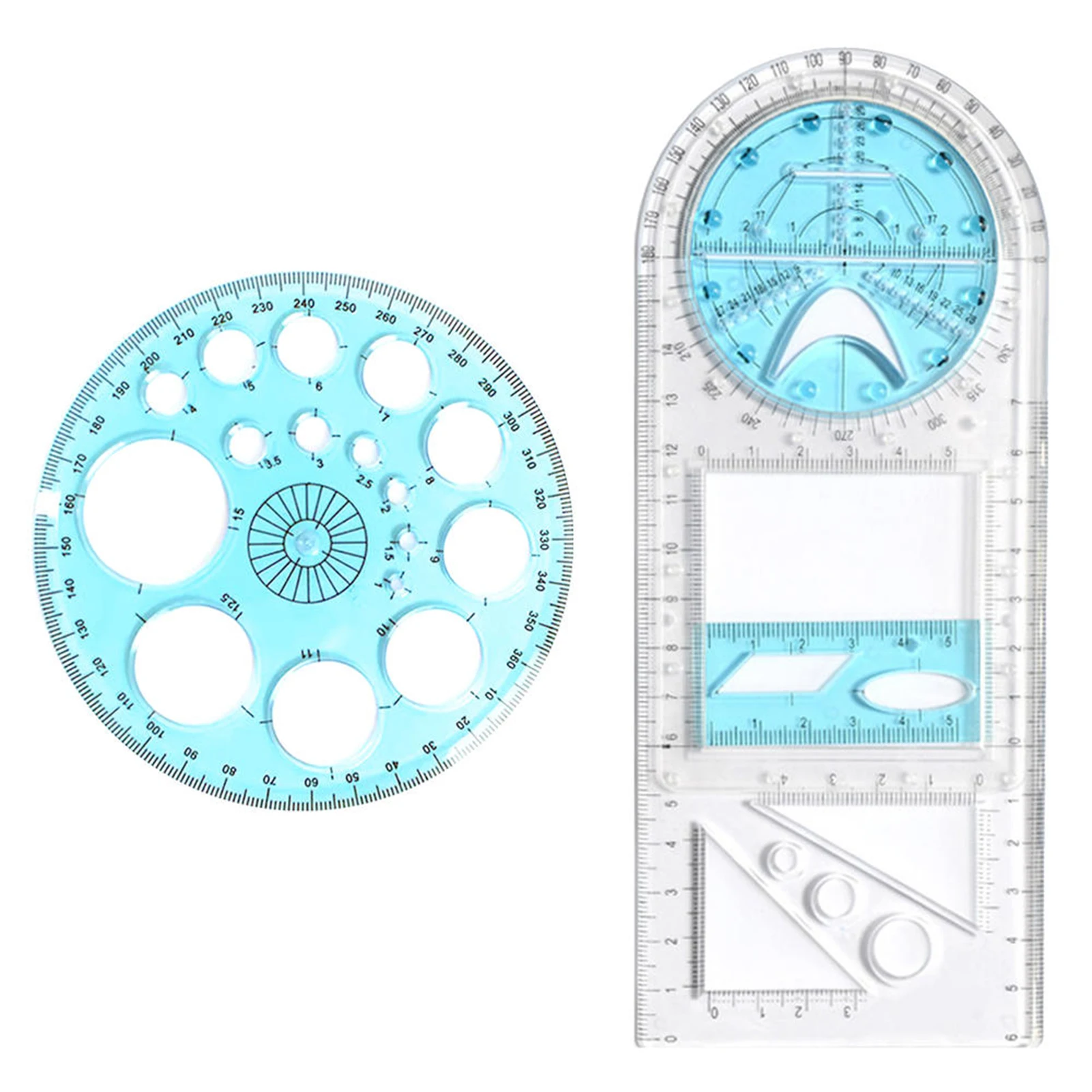 

Multifunctional Geometric Ruler Geometric Drawing Template Measuring Tool For School Activity Office Architecture Tool Supply
