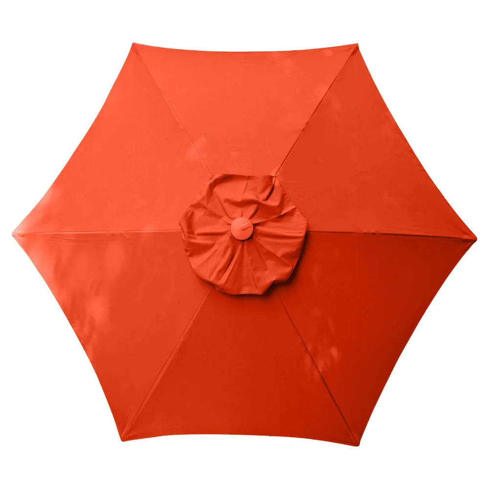 

Push-Up 8.5' Market Umbrella, Rust,100% Polyester,Durable and Strong,102.00 X 102.00 X 96.00 Inches