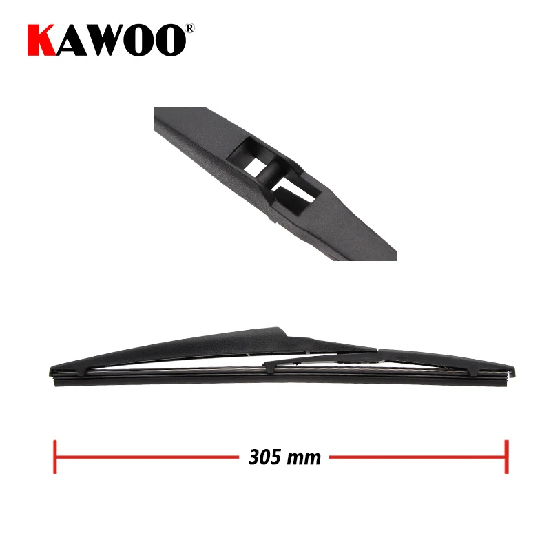 KAWOO Car Rear Wiper Blade Blades Back Window Wipers Arm For Great Wall Hover M4 Hatchback 2012-2015 305mm Windscreen