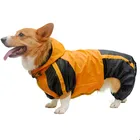 Одежда для собак корги, комбинезон, водонепроницаемая одежда, вельш-корги, дождевик с капюшоном, куртка от дождя, Прямая поставка