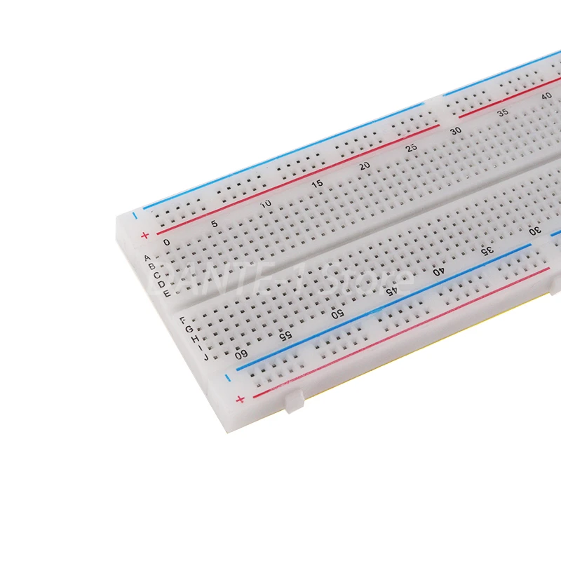 Макетная плата MB102 830 отверстий печатная цветная полоса экспериментальная