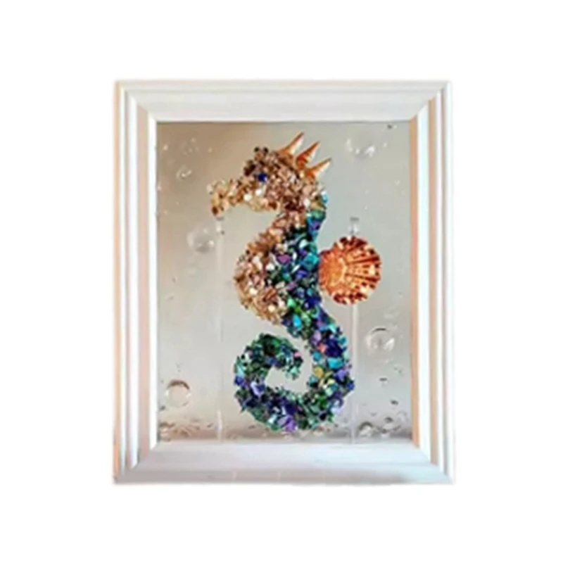 Художественный набор из морского стекла на тему океана для взрослых фоторамка