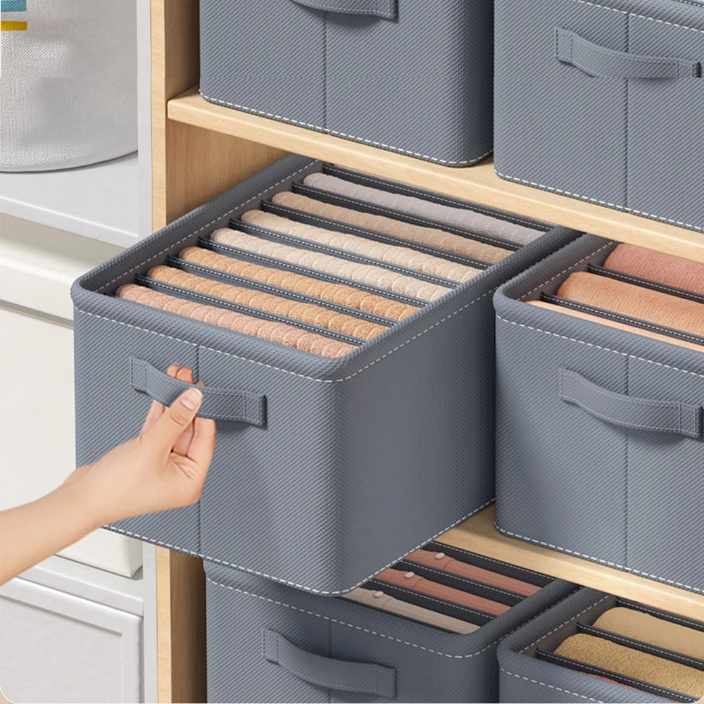 

Storage Box For Clothes Sweaters Folding Organizer In Cabinets Non-woven Fabric PP Bedroom Chest Drawers Arrangement Of Wardrobe