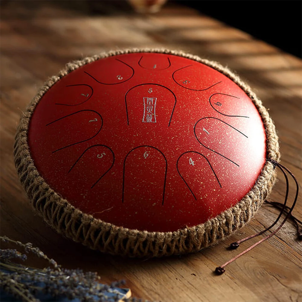 13 Inch Drum 11 Tone Steel Tongue Drum With Padded Drum Bag And A Pair Of Mallets huedrum Yoga Meditation 2022 NEW enlarge