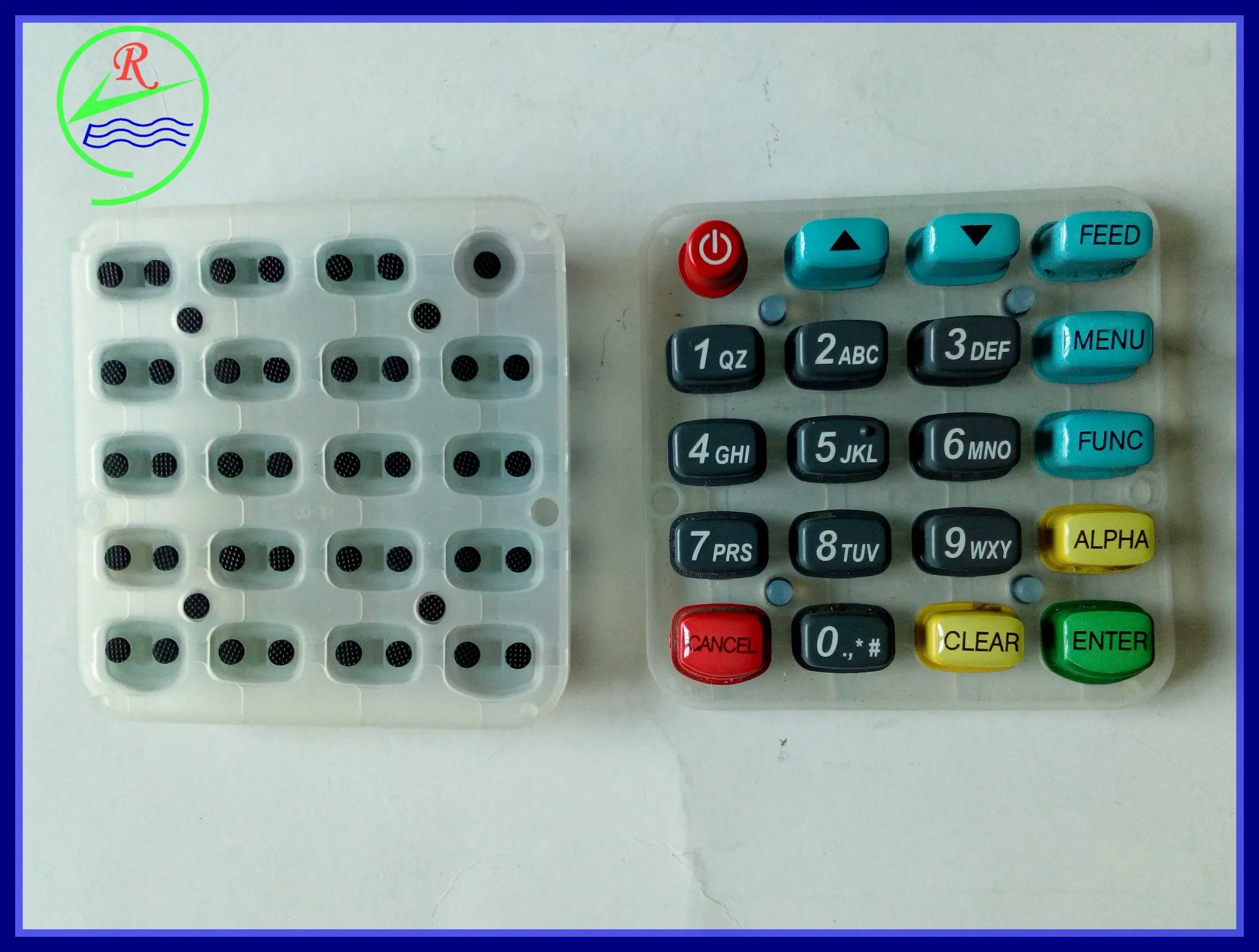 Фото Запасные части POS Английская клавиатура для платежного терминала NEWPOS NEW8110 Pos System №1