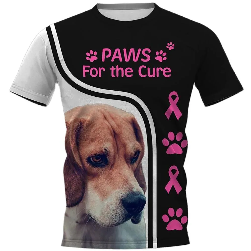 

3D printing Kawaii Pet Dog pattern Fashion Trend T-Shirt Casual O-Neck Unisex Loose Short Sleeve TShirt Comfortable Hip Hop Tops